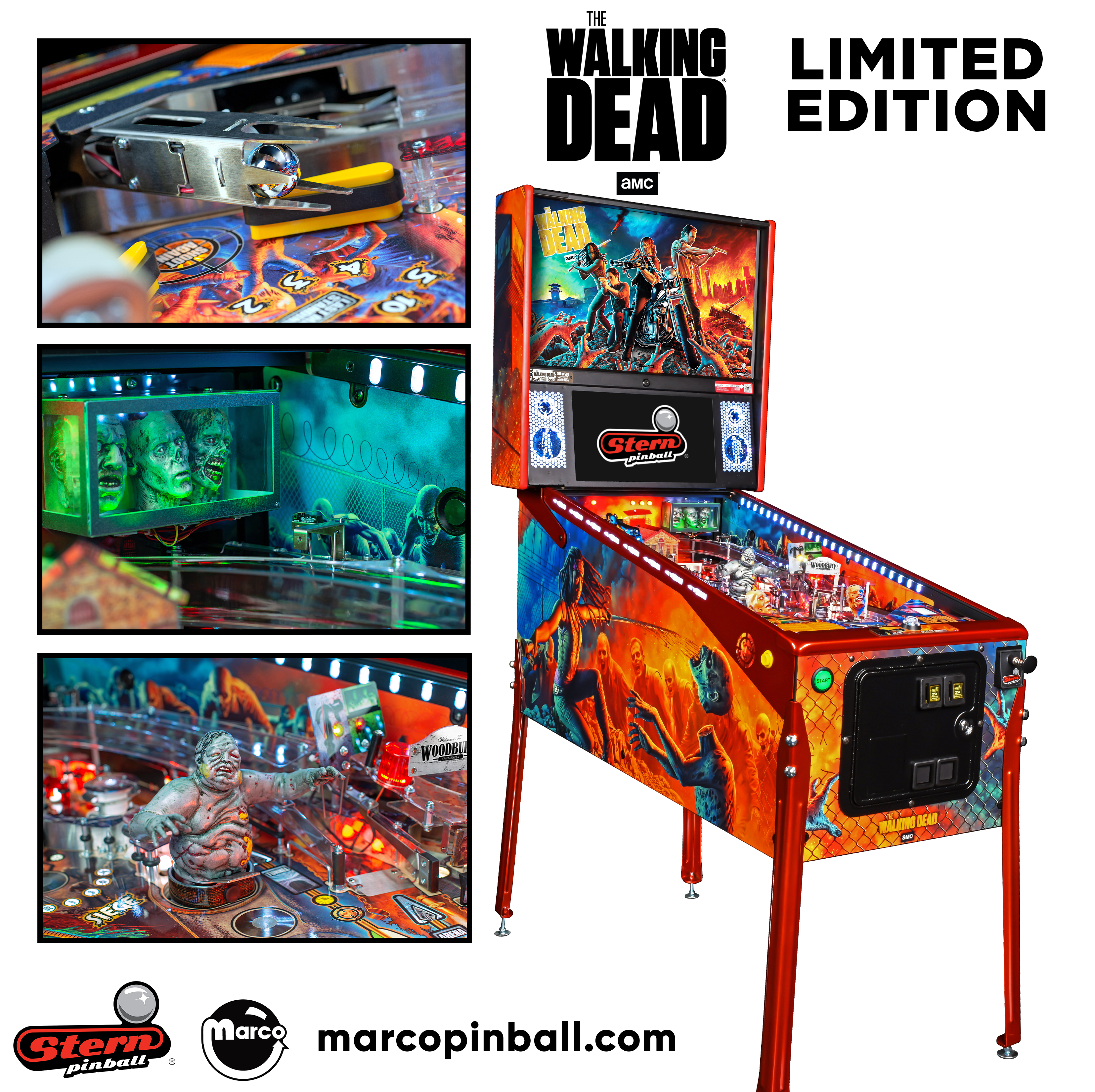 WALKING DEAD REMASTERED LE (Stern) Pinball Machine