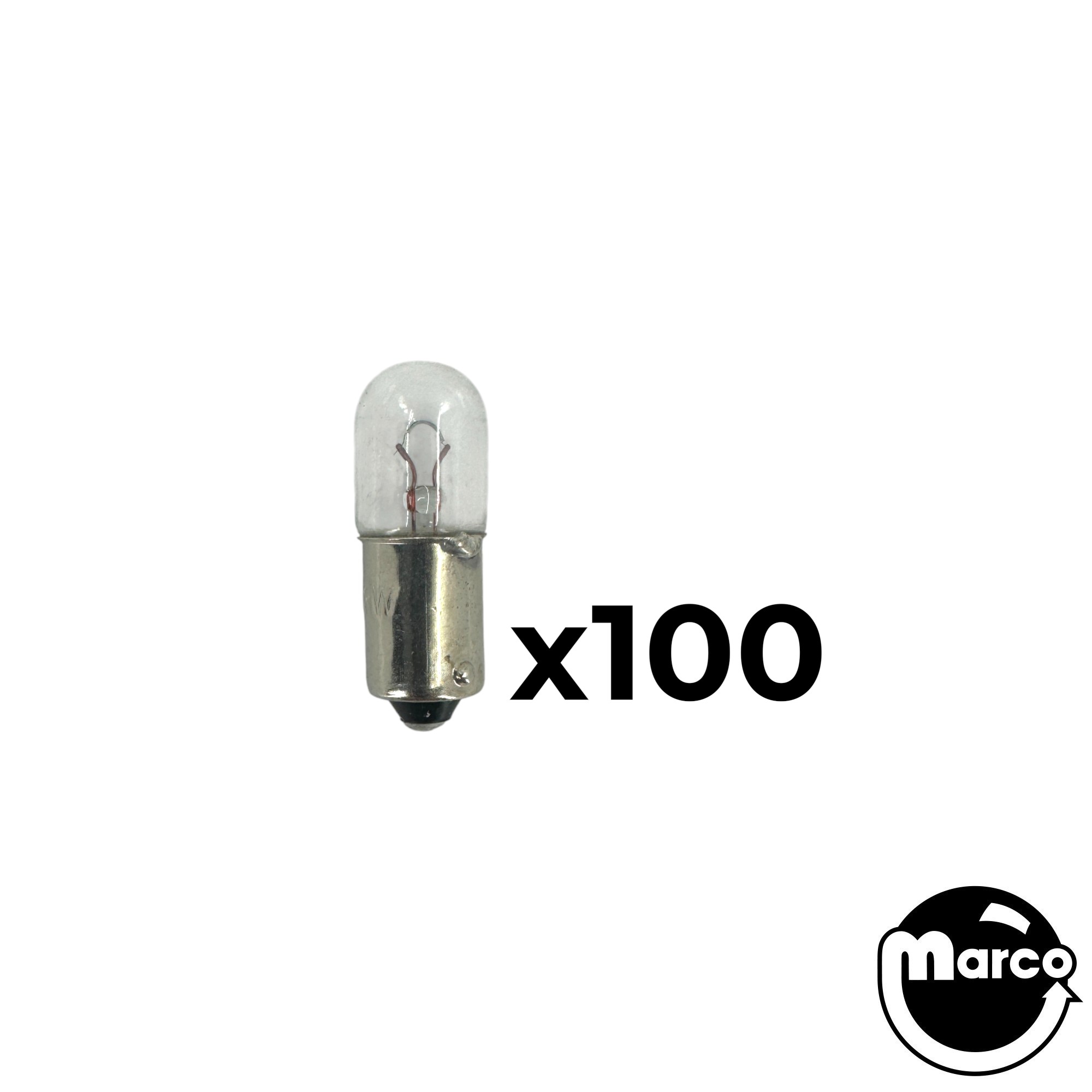 100 Pack of Incandescent Bulbs 44 Operator Pack
