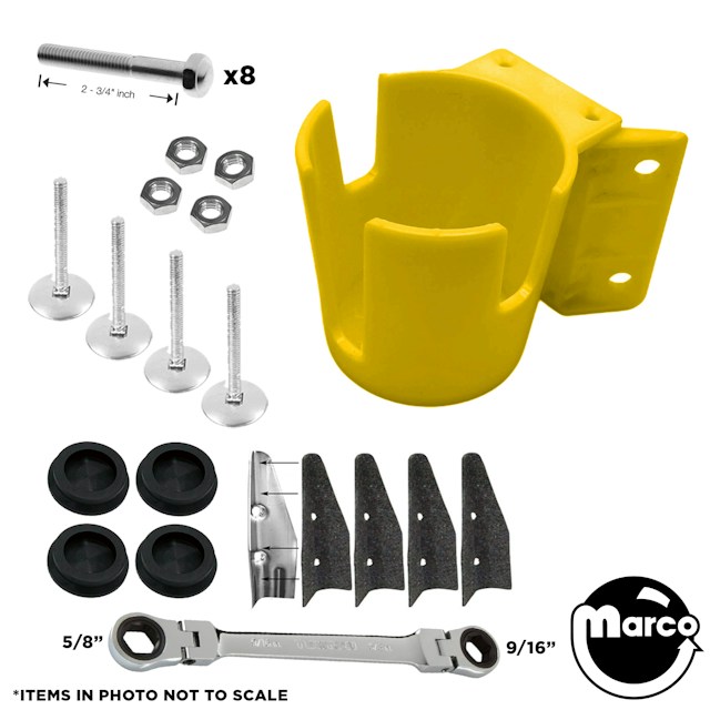Pin-Buddy™ Cup Holder Combo Kit - YELLOW