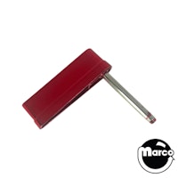Flipper & Shaft METALLIC RED