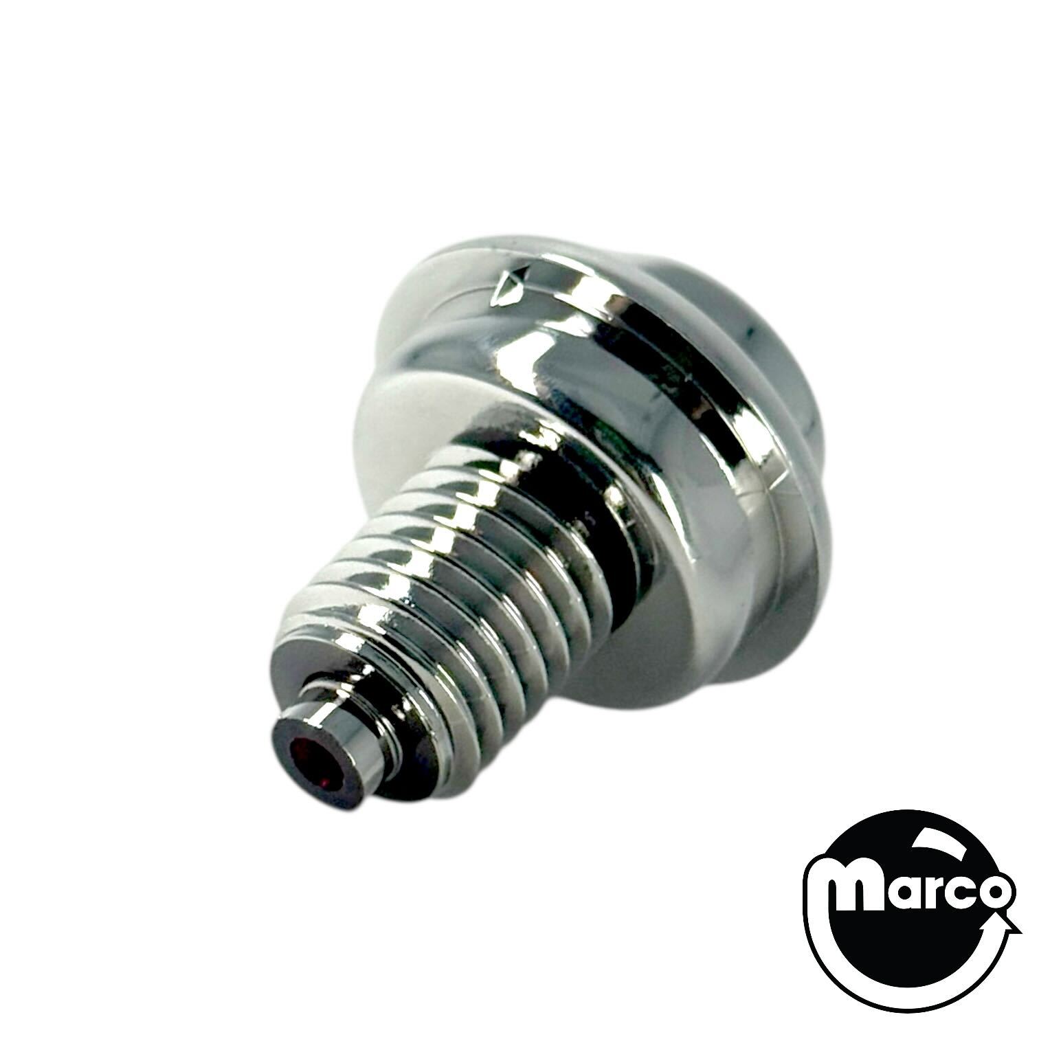 Pushbutton 1-1/8 inch CHROME with internal spring