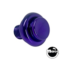 Pushbutton 1-1/8 inch METALLIC PURPLE with internal spring