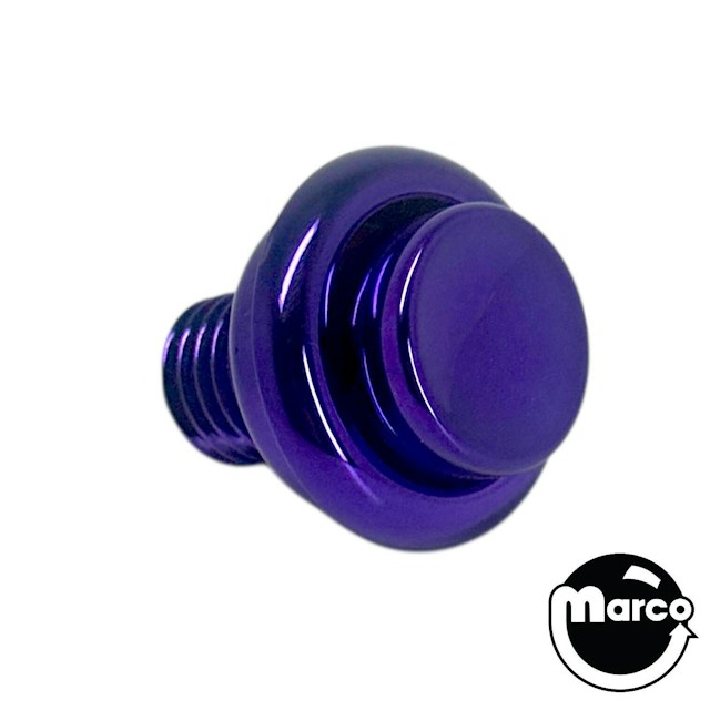 Pushbutton 1-1/8 inch METALLIC PURPLE with internal spring