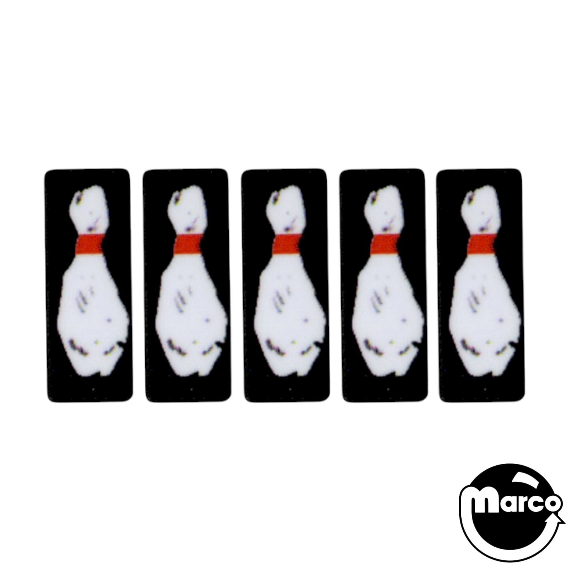フリンストーンズ 31-1983-3-SET - FLINTSTONES (Williams) Bowling Pin Decal Set