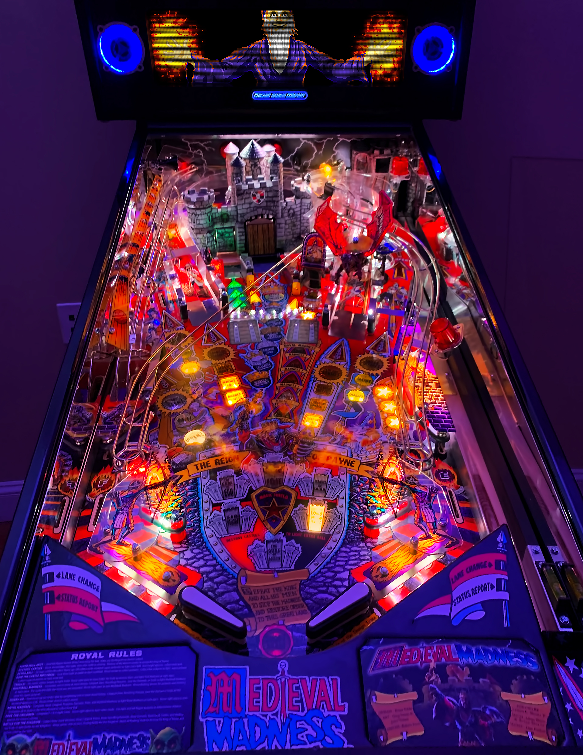 MEDIEVAL MADNESS - MERLIN EDITION (Chicago Gaming Company) Pinball Machine