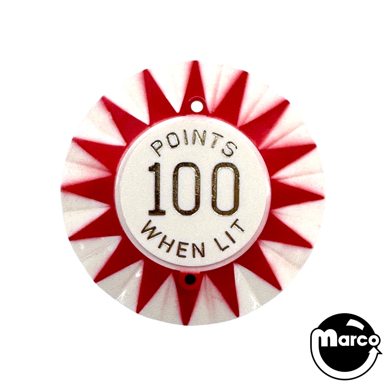 Pop Bumper Cap Nightlight - 100 Points - RED star and GOLD text