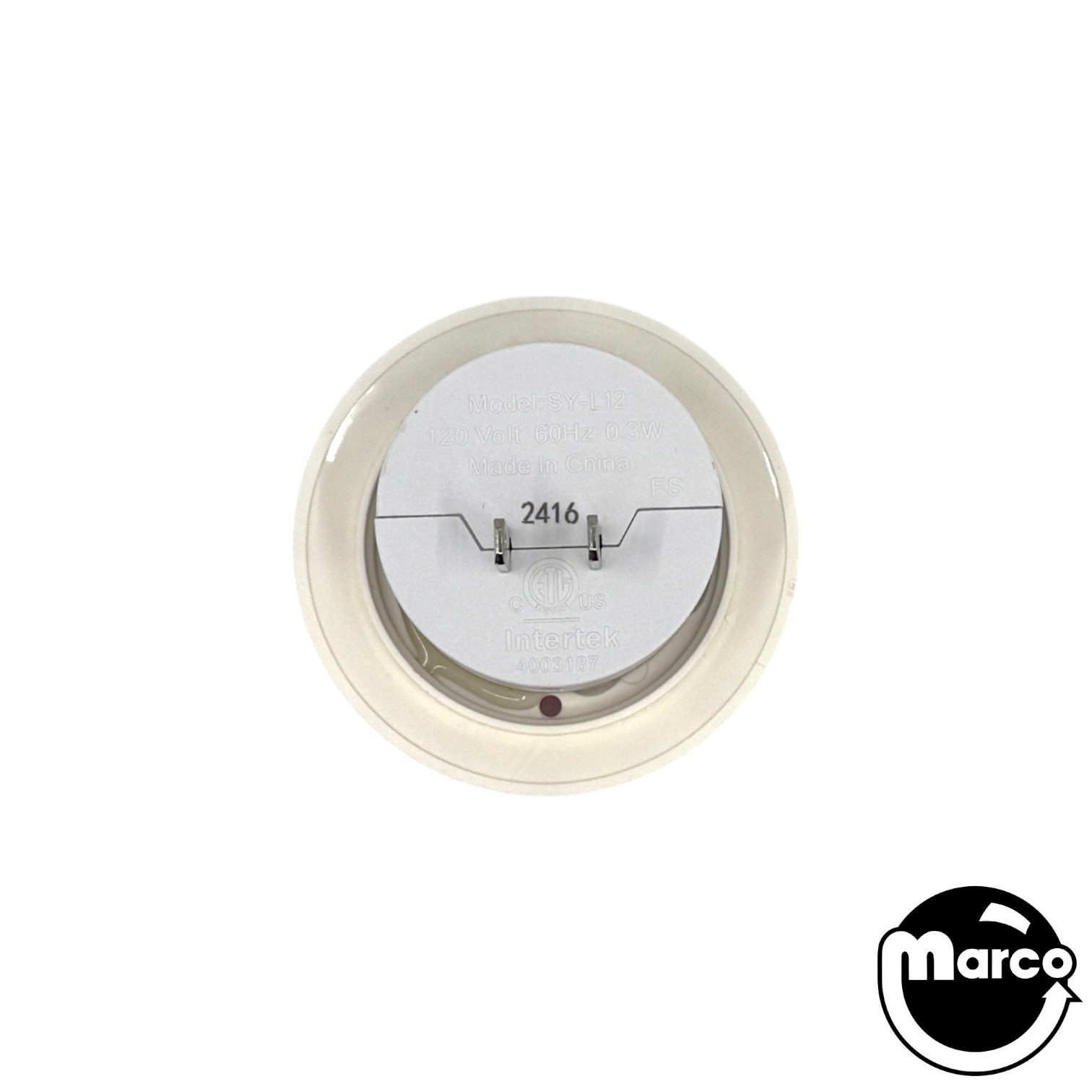 Pop Bumper Cap Nightlight - 100 Points - RED star and GOLD text