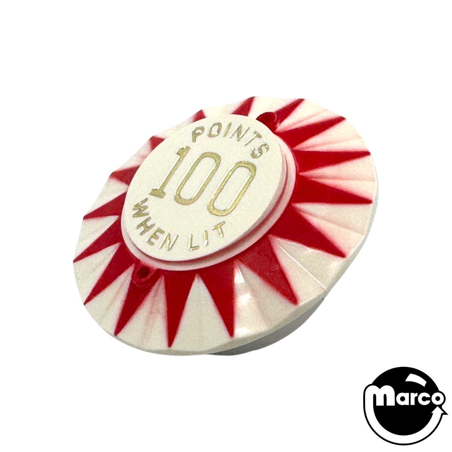 Pop Bumper Cap Nightlight - 100 Points - RED star and GOLD text