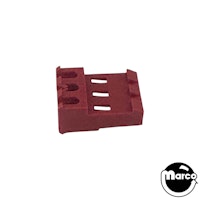 Connector - IDC red 3r mt end 22/156