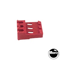 Connector - IDC red 3r mt/thru 22/156