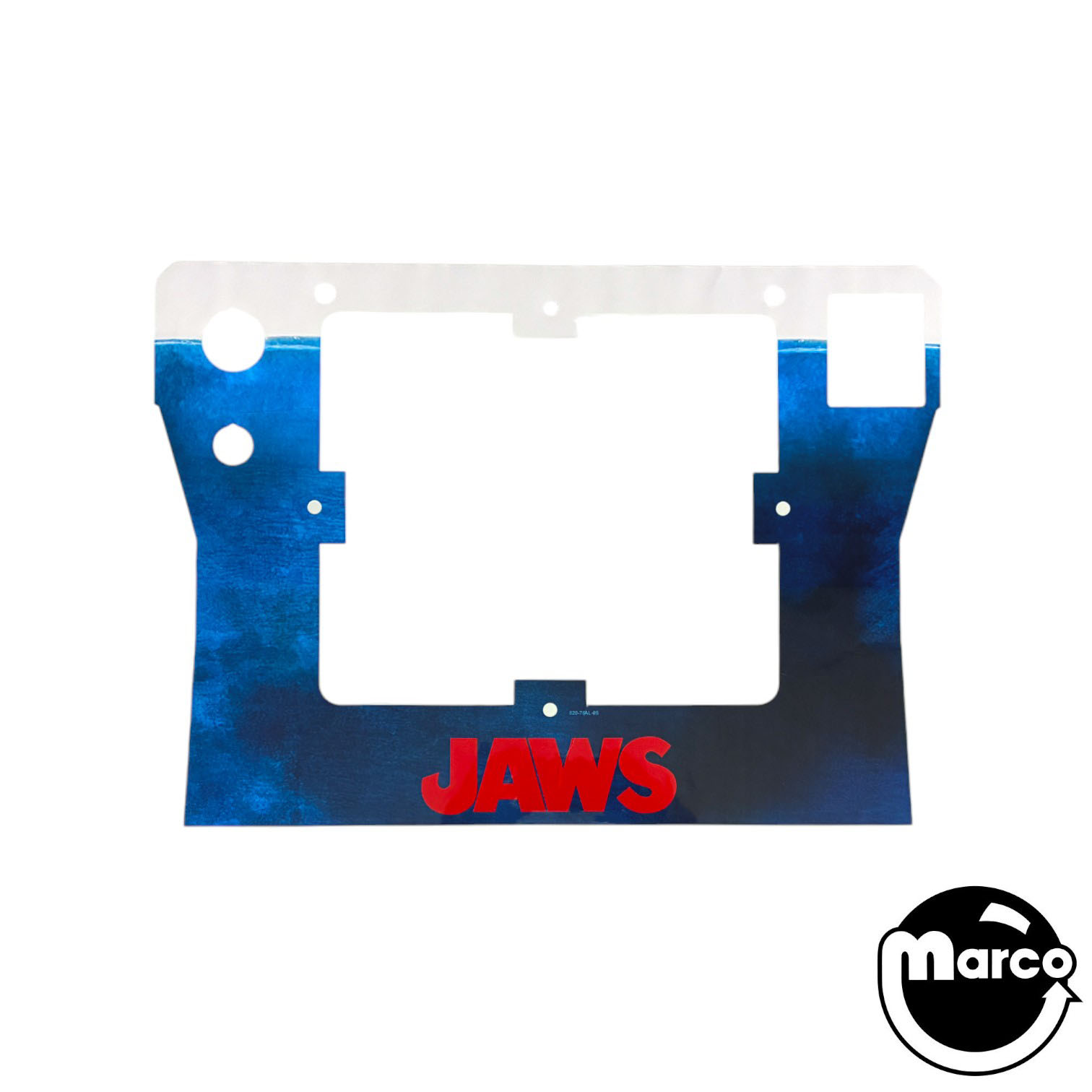 JAWS 50th (Stern) Front Cabinet Decal