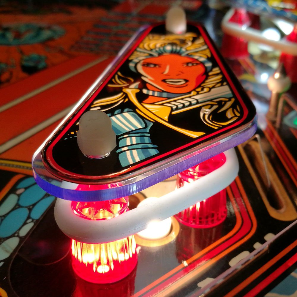 MARK & LONA クラブパッチ 非売品 05-8319-R - Star Post LED - RED - Marco Specialties Pinball Parts
