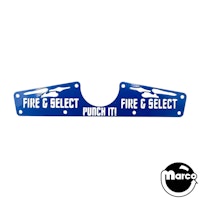 STAR TREK PRO (Stern) Lockbar Name Plate 