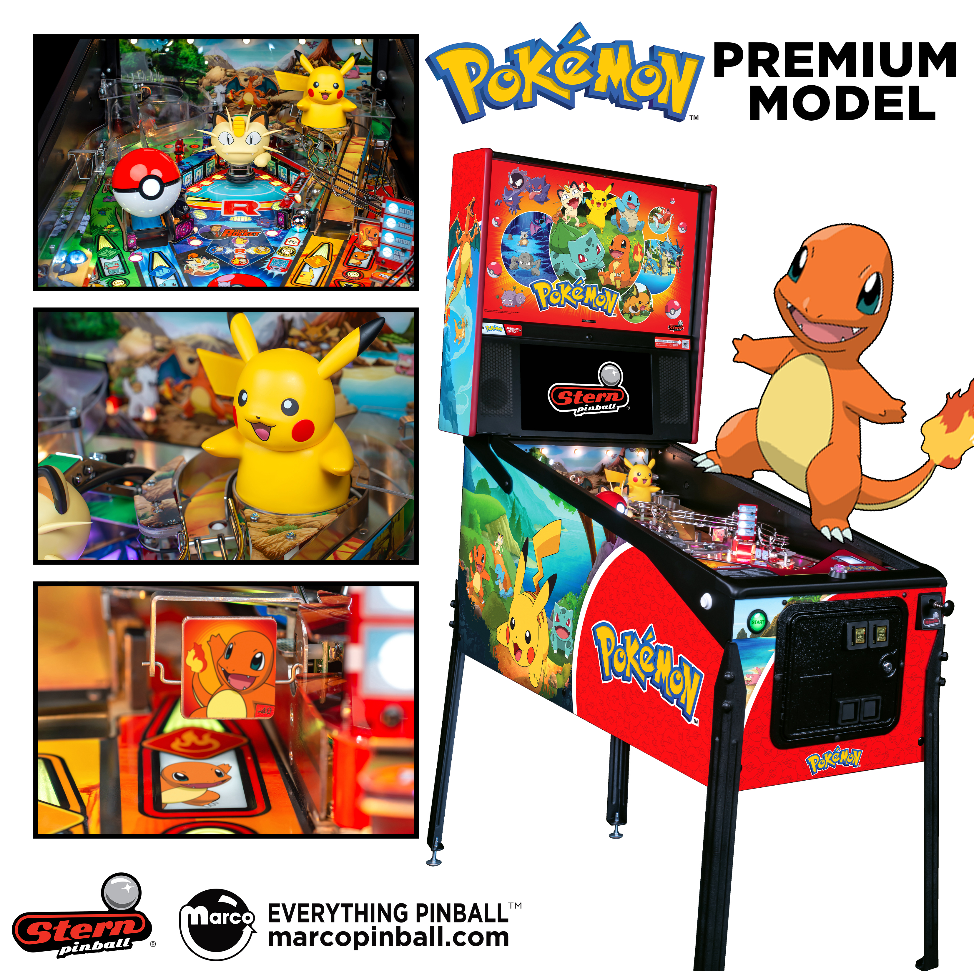 POKEMON PREMIUM (Stern) Pinball Machine