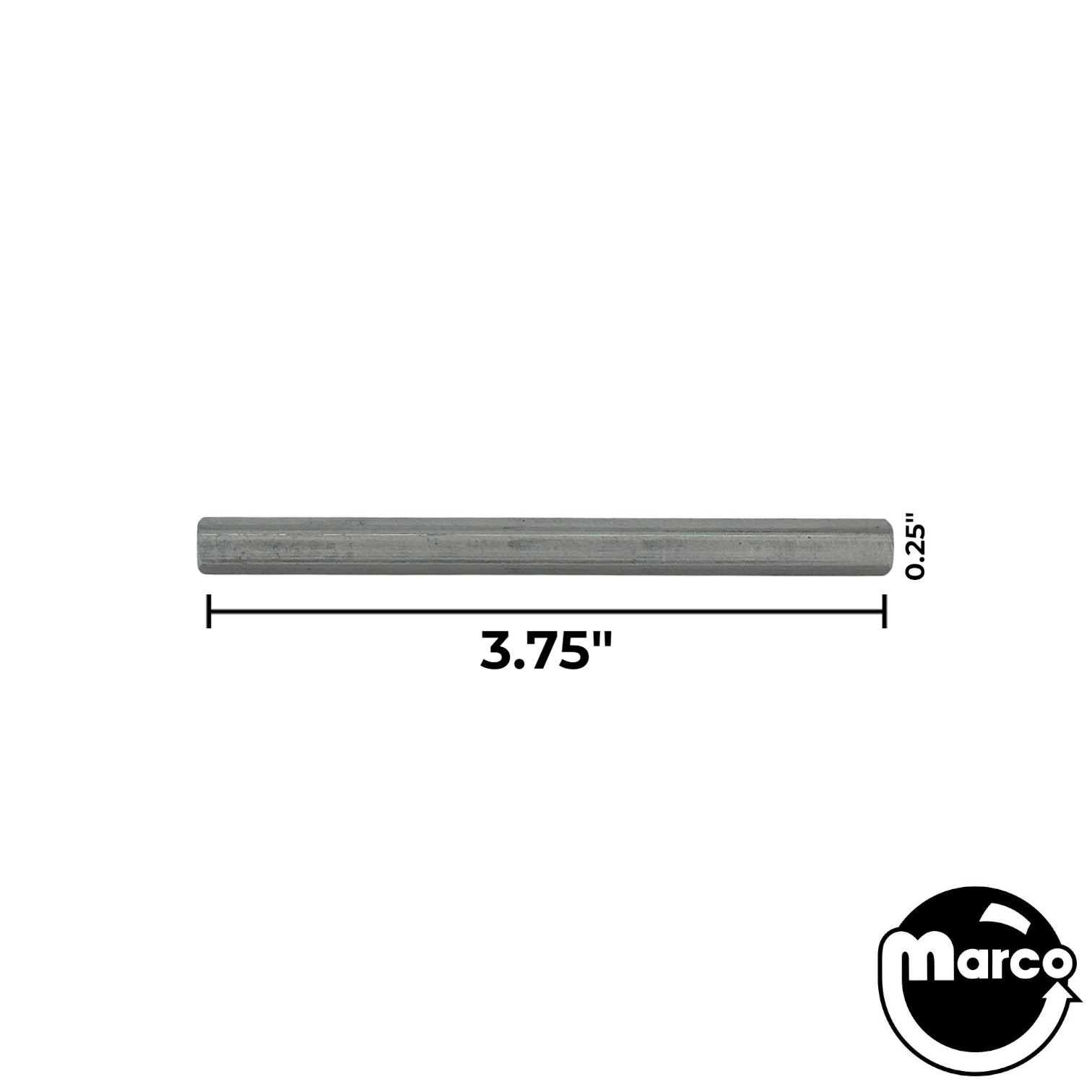 Hex Spacer 1/4 x 3 3/4 inch #6-32 TAPS