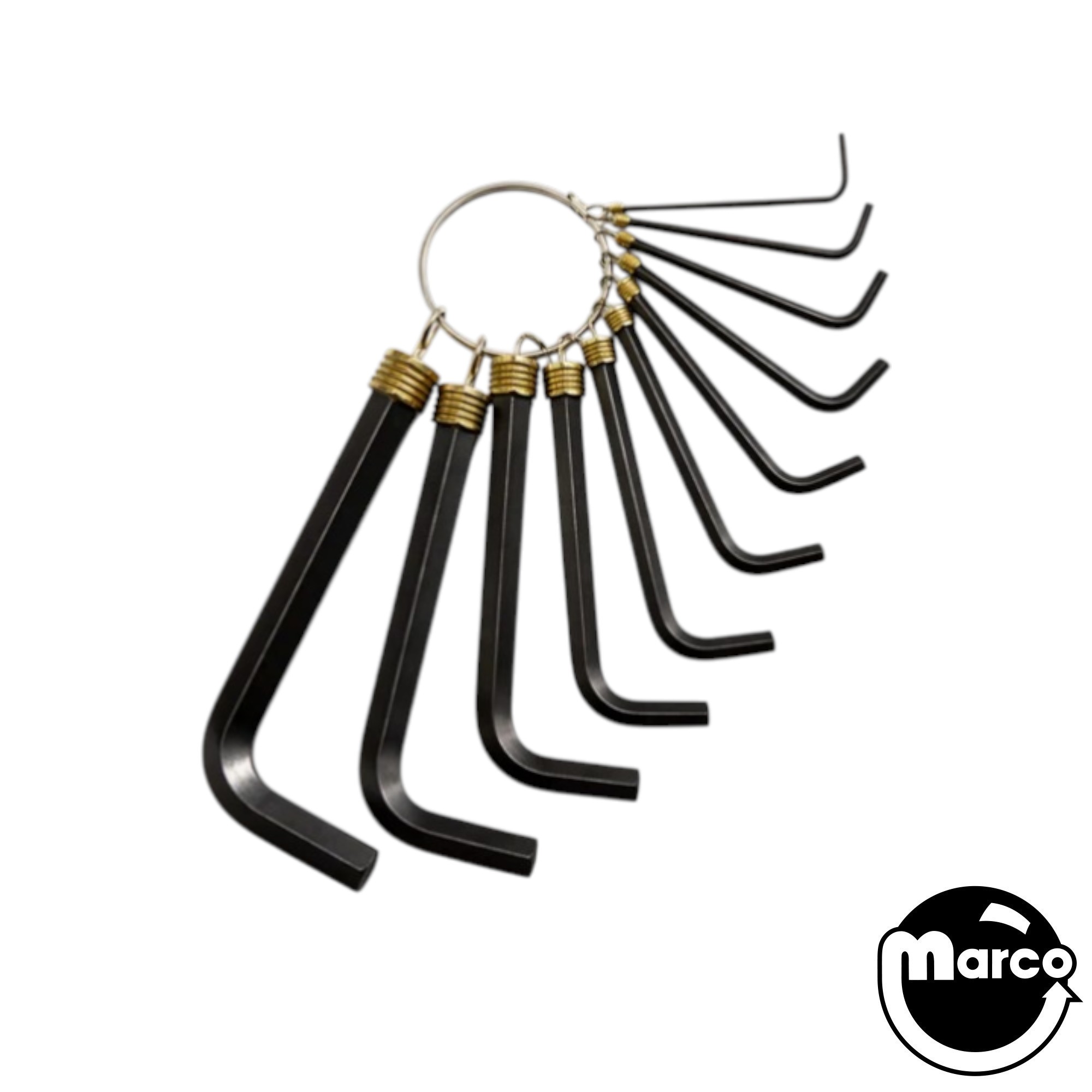 Hex Wrench Set - 10 Piece SAE