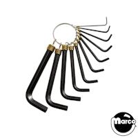 Hex Wrench Set - 10 Piece SAE