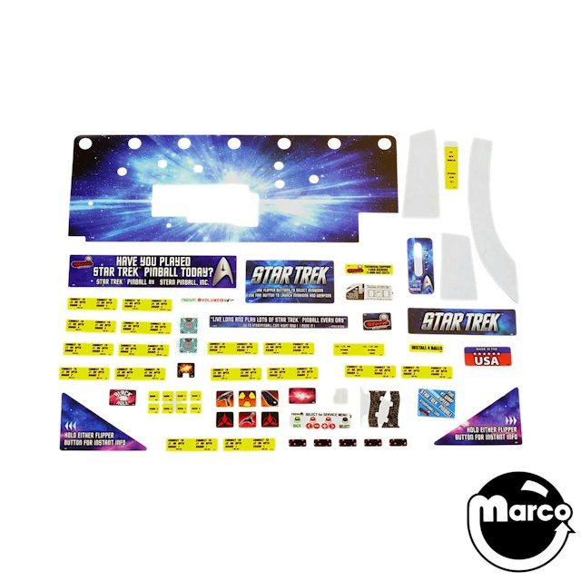 STAR TREK (Stern) Decal Set