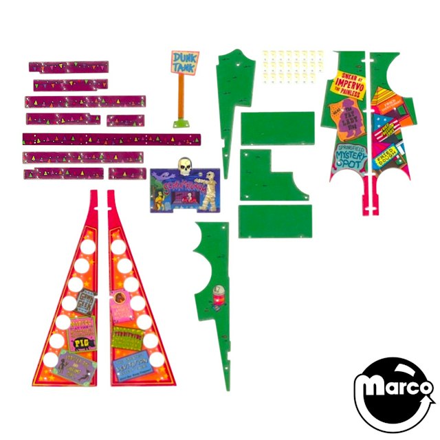 SIMPSONS KOOKY CARNIVAL (Stern) Plastic Set
