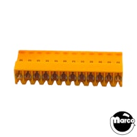 Connector - IDC orange 12 postion