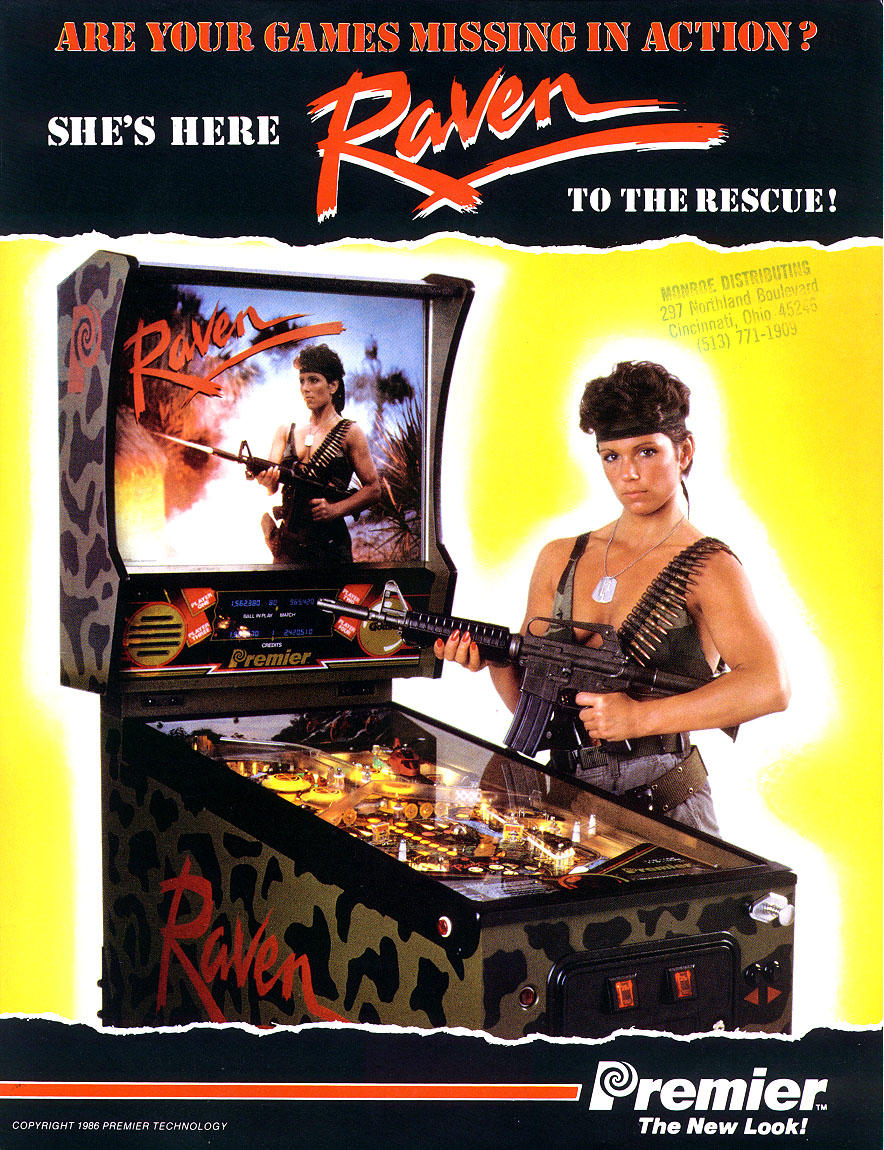 RAVEN (Gottlieb) Flyer