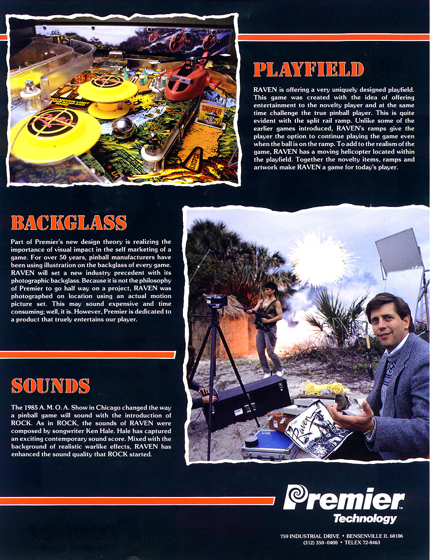 RAVEN (Gottlieb) Flyer