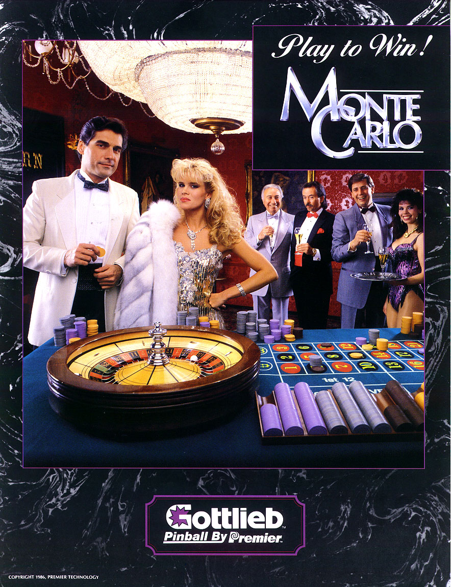 MONTE CARLO (Gottlieb) Flyer