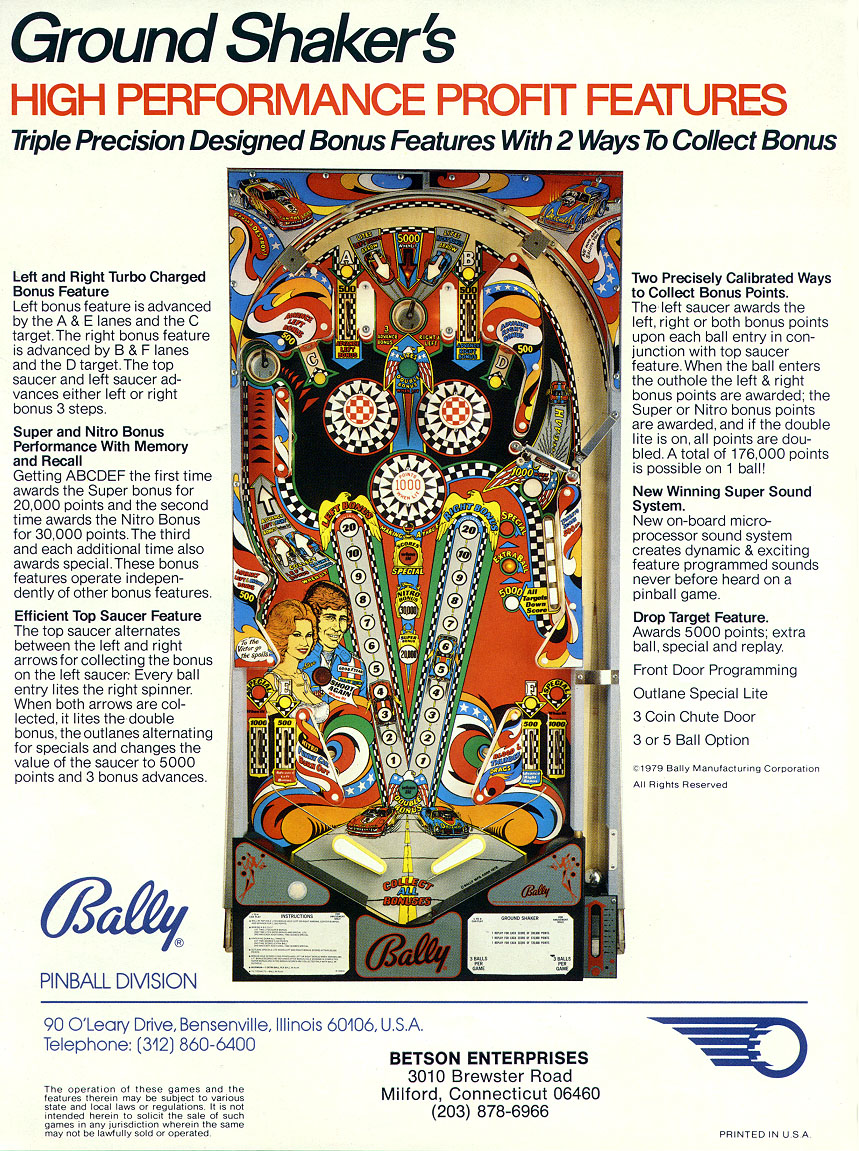 NITRO GROUNDSHAKER (Bally) Flyer