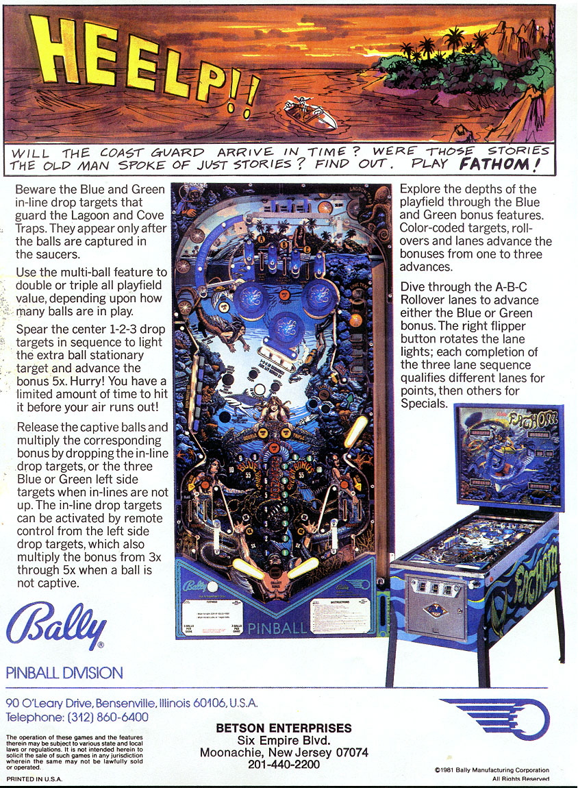 FATHOM (Bally) Flyer