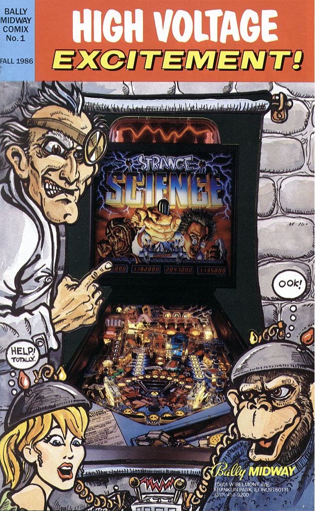 STRANGE SCIENCE (Bally) Flyer