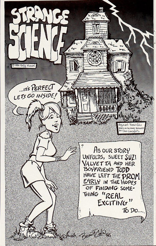 STRANGE SCIENCE (Bally) Flyer
