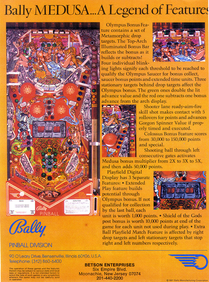 MEDUSA (Bally) Flyer