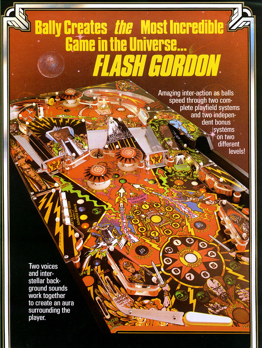 FLASH GORDON (Bally) Flyer