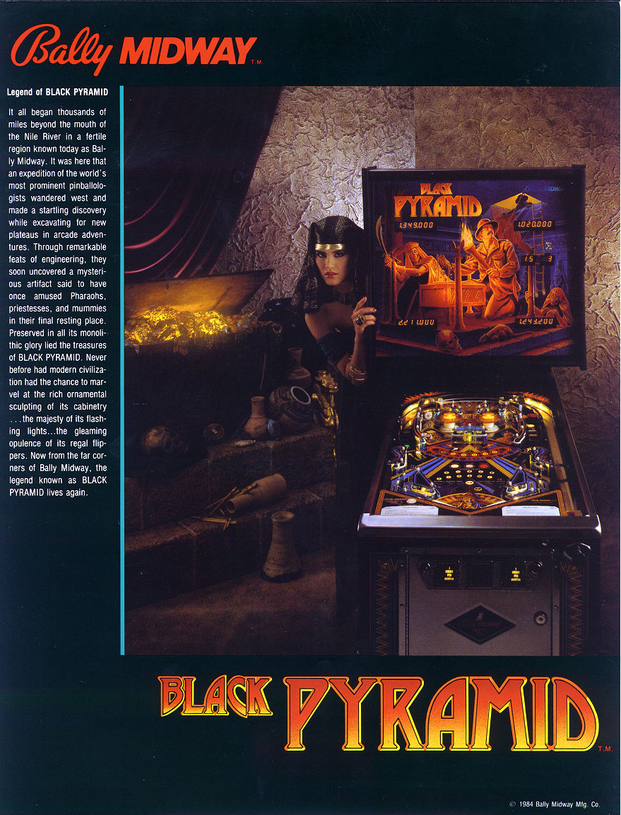 BLACK PYRAMID (Bally) Flyer