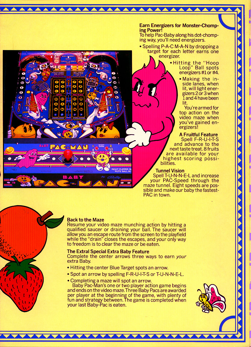 BABY PACMAN (Bally) Flyer
