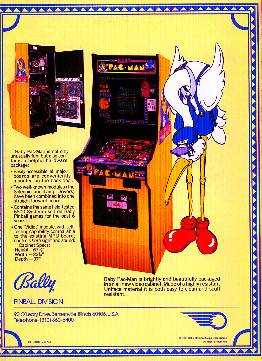 BABY PACMAN (Bally) Flyer