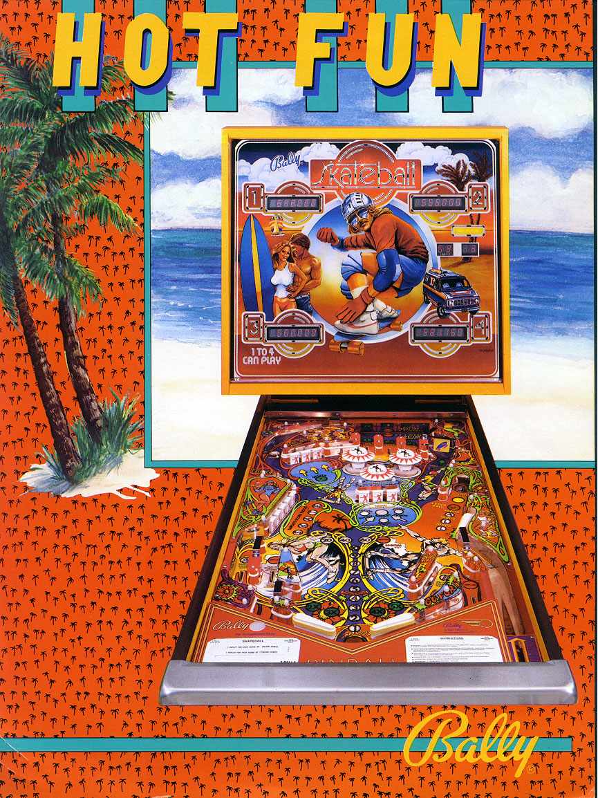 SKATEBALL (Bally) Flyer