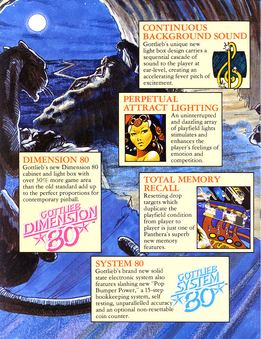 PANTHERA (Gottlieb) Flyer