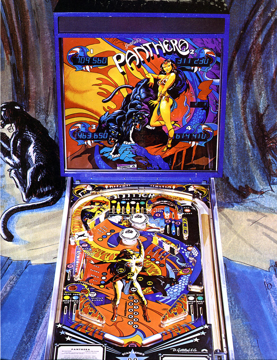 PANTHERA (Gottlieb) Flyer