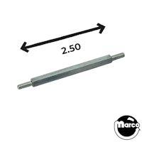 Post M-M 8-32 x 2.50" zinc 1/4 Hex