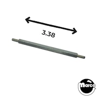Post M-M 8-32 x 3.38" zinc 1/4 Hex
