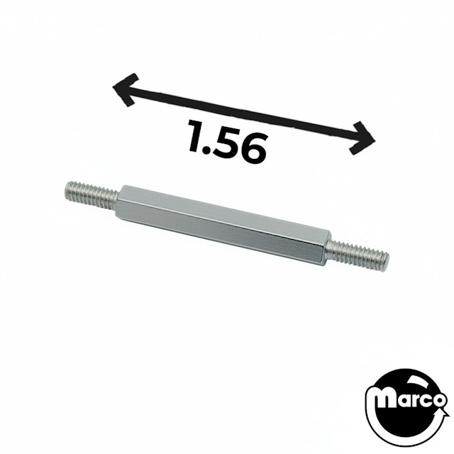 Post M-M 8-32 x 1.56" zinc 1/4 Hex