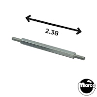 Post M-M 8-32 x 2.38" zinc 1/4 Hex