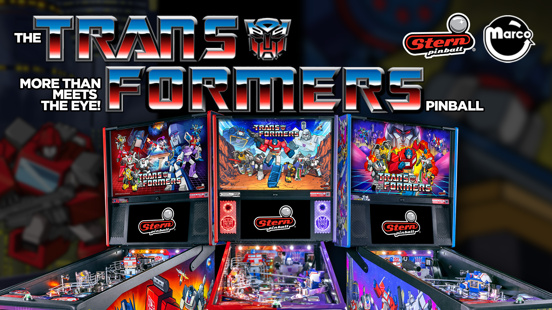 Stern Pinball Announces Transformers: More Than Meets the Eye Pinball ...