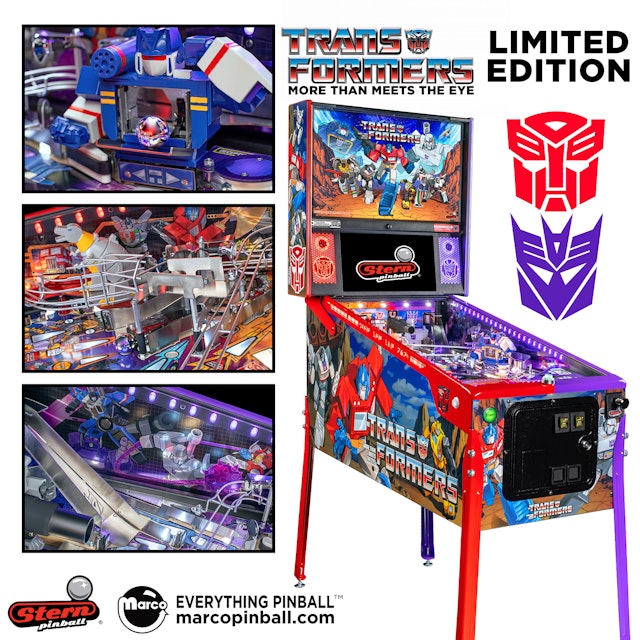 TRANSFORMERS MTMTE (Stern) LE Pinball Machine