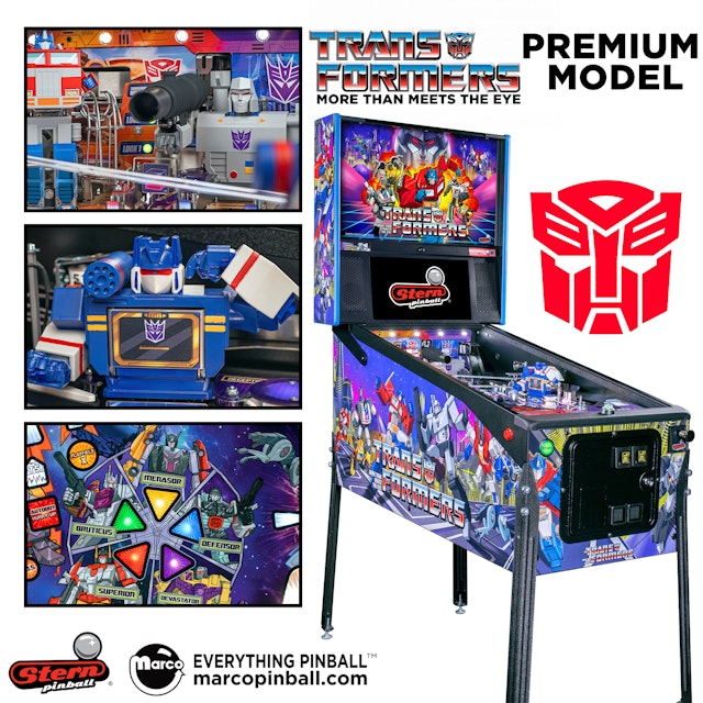 TRANSFORMERS: MTMTE (Stern) PREMIUM Pinball Machine