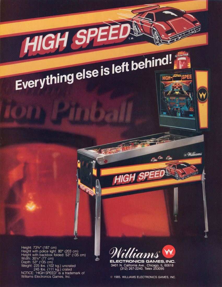 HIGH SPEED (Williams) Flyer