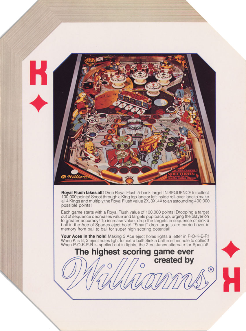 ALIEN POKER (Williams) Flyer
