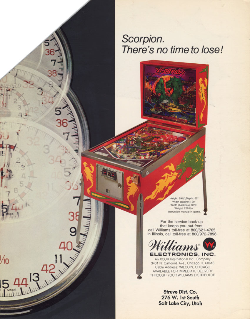 SCORPION (Williams) Flyer