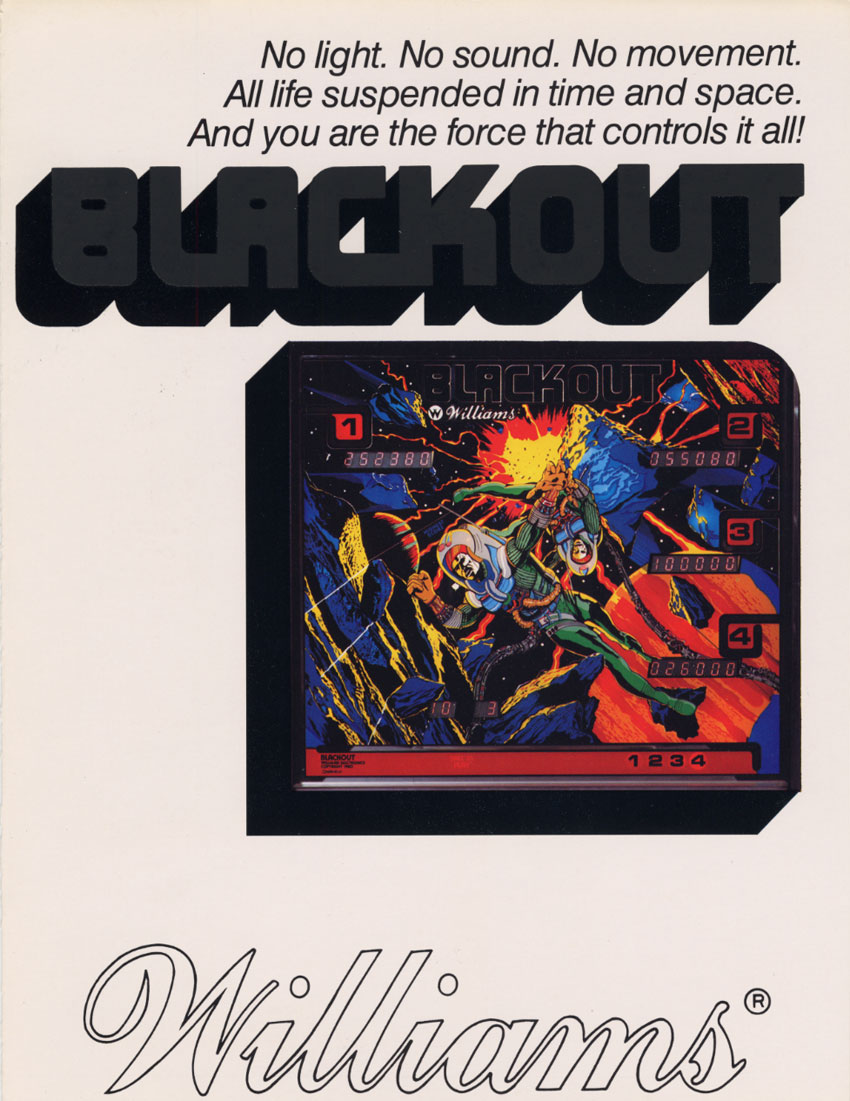 BLACKOUT (Williams) Flyer